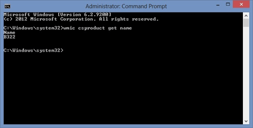 Windows Command Line Interface, Displays Results